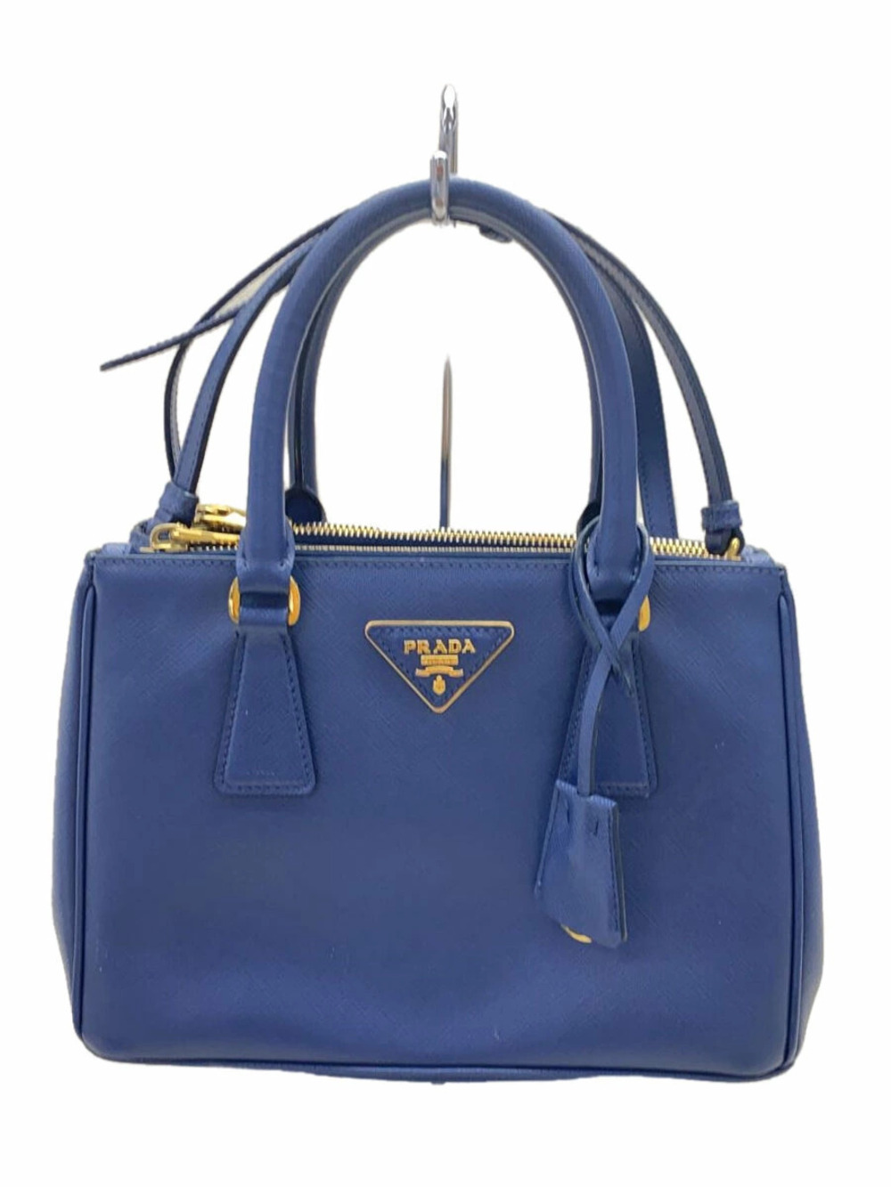 Prada Handbag Saffiano Blue Prada